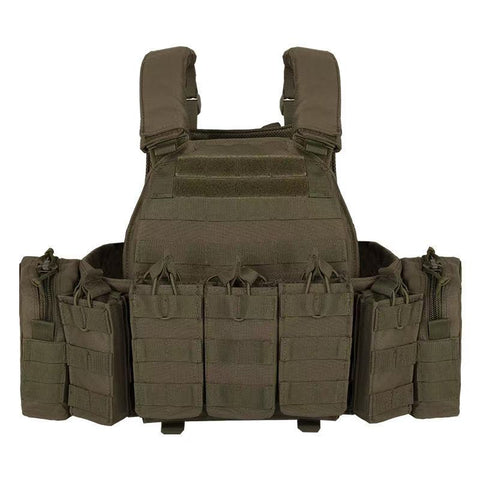 Tactical Molle Plate Carrier Vest with Pouches