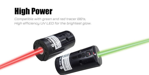 Angry Gun SF216A TRACER with built in Acetech AT2000R Red / Green Tracer - BK