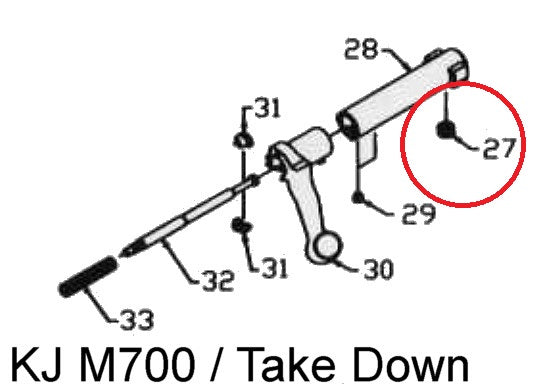 KJ M700 橡胶室(弯曲)