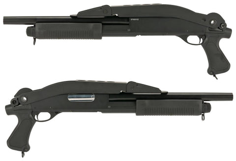 CYMA M870 Folding Stock Tri-Shot Shotgun