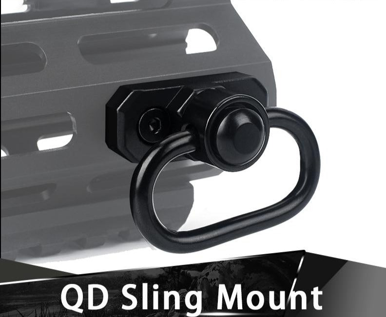 QD 吊带旋转装置,带 M-Lok 支架