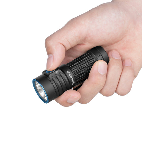 Olight Baton Turbo Compact EDC Flashlight with 510m Long-Range Beam (Rechargeable)