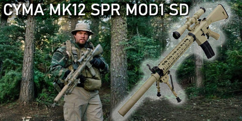 CYMA MK12 SPR Mod 1 SD Tan