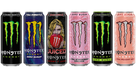 Monster Various Flavour Drinks
