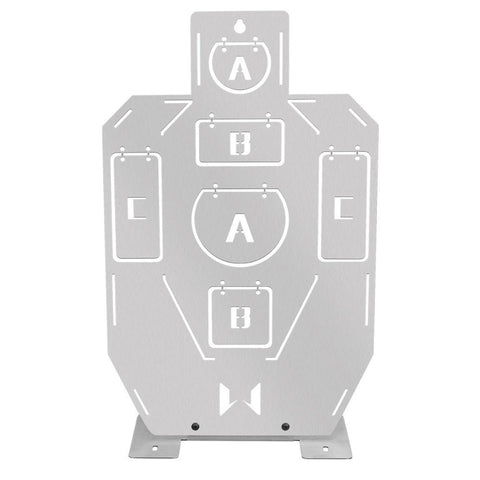 WOSPORT IDPA Stainless Steel hooting Target