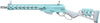 G&G LevAR 15 inch Gas Powered Lever Action Rifle Macaron Blue