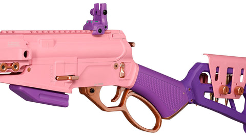 G&G LevAR 15 inch Gas Powered Lever Action Rifle Macaron Pink