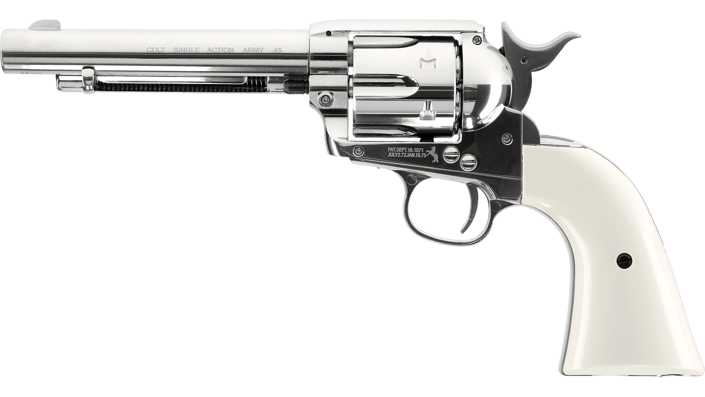 WinGun Colt SAA .45 左轮手枪 镍色/珍珠色