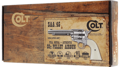 WinGun Colt SAA .45 左轮手枪 镍色/珍珠色