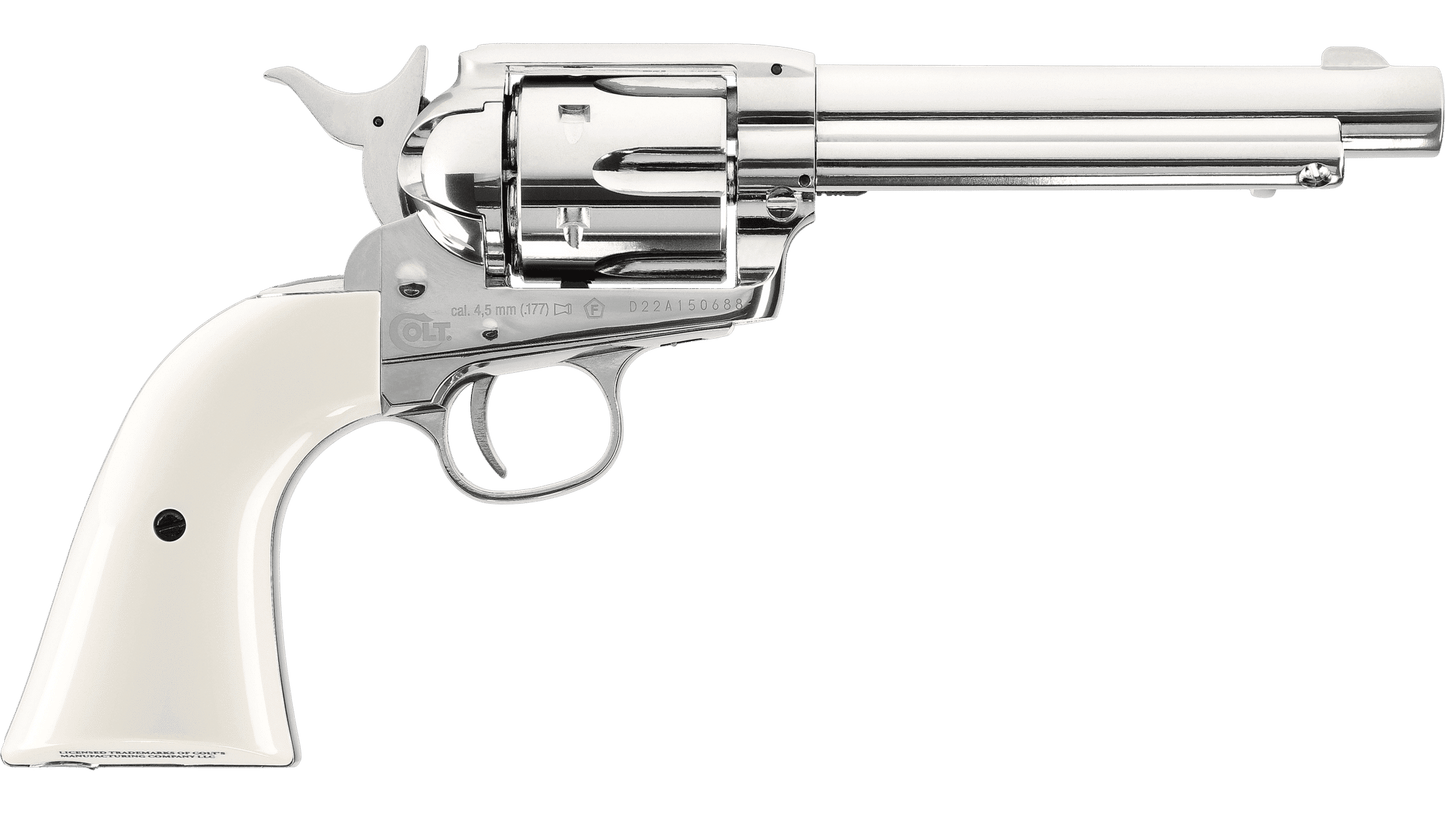 WinGun Colt SAA .45 左轮手枪 镍色/珍珠色