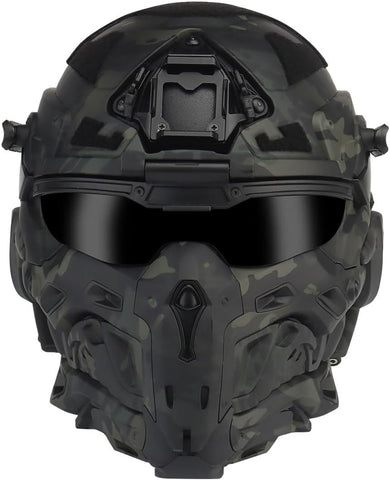 WOSPORT W Assault Juggernaut Helmet with Googles + Mask + Comms + Fan