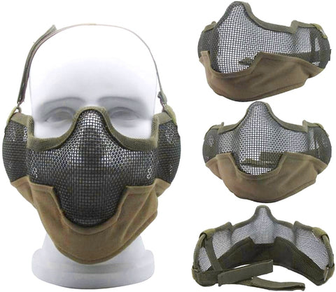 STRIKE V2 Mesh Mask with Ear Covers Tan