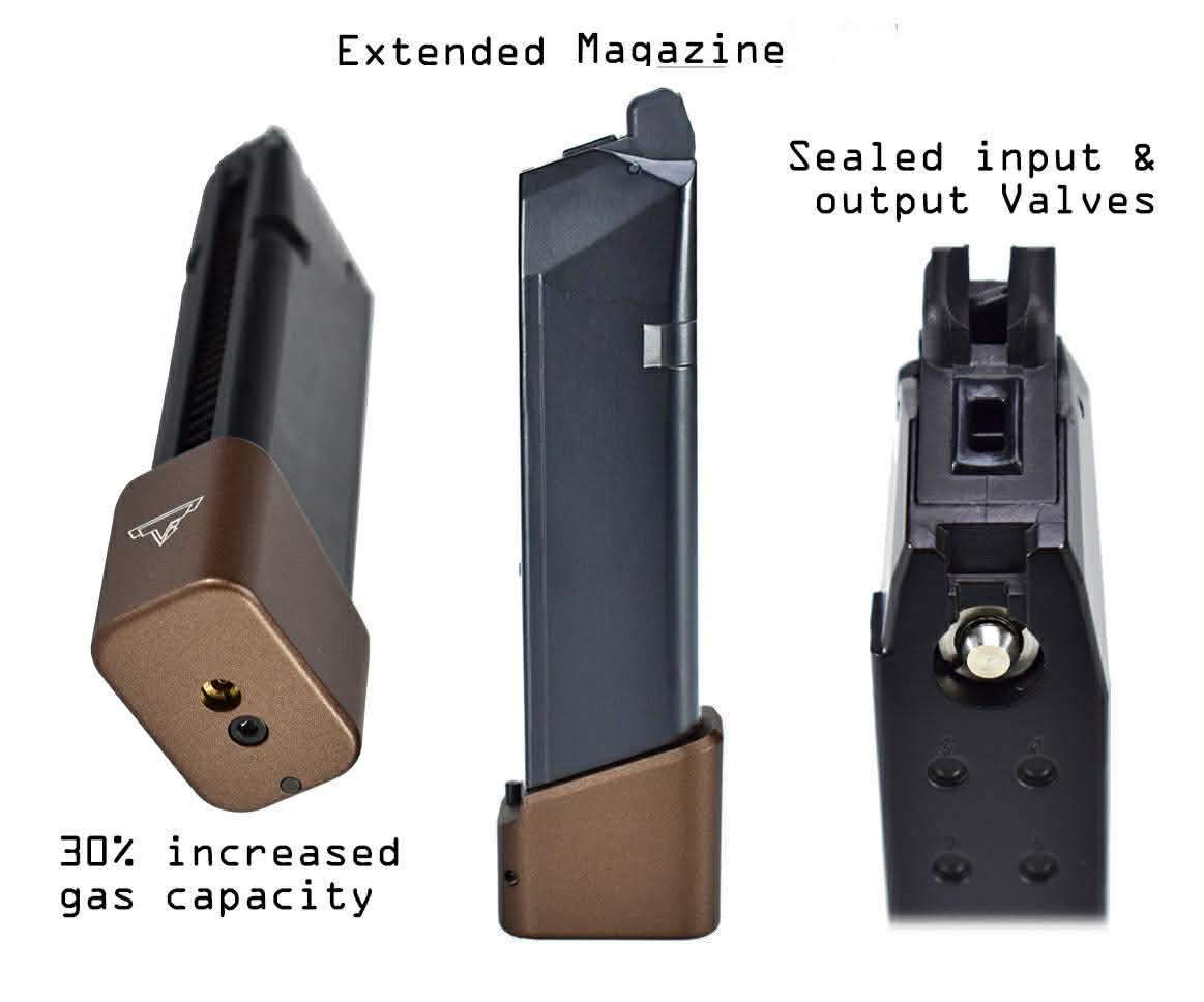 EMG TTI (Army) Glock 17 Ballerina Extended Magazine (28rd)