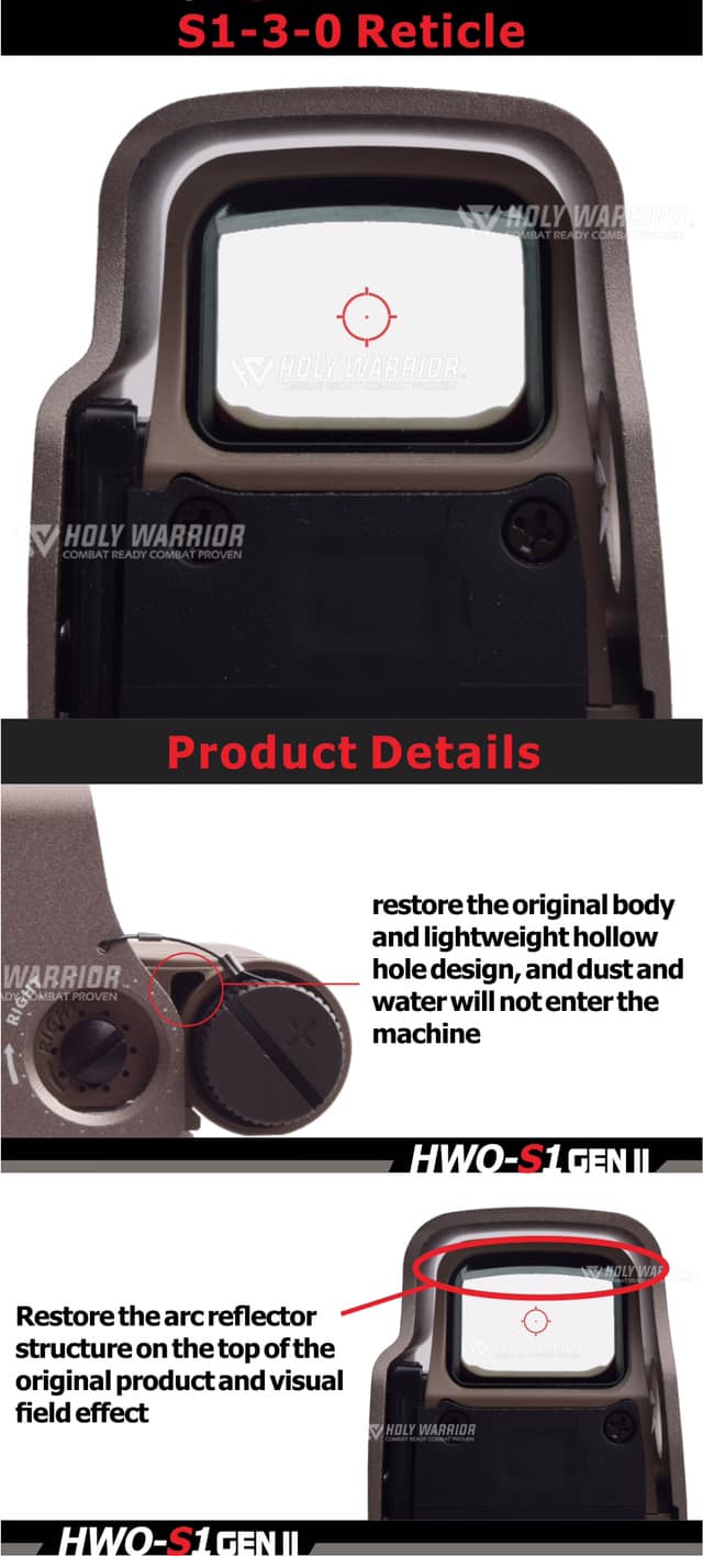 Holy Warrior HWO S1  EXPS3 Red Dot Sight