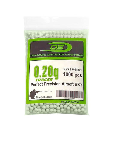 DOS 0.20g Premium Green Tracer BBs (1000rd)