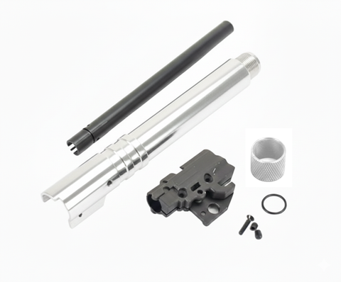 SRC Hi-Capa 4.3 Threaded Outer Barrel Full Kit Silver