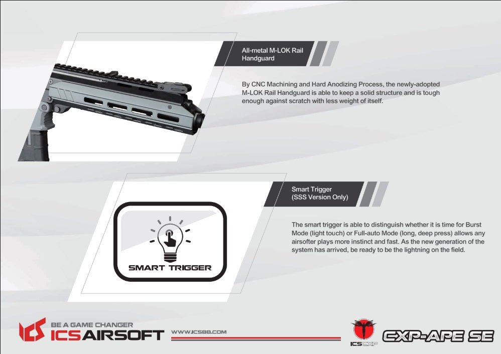 ICS CXP APE Advanced Combat Rifle SE S3 BK