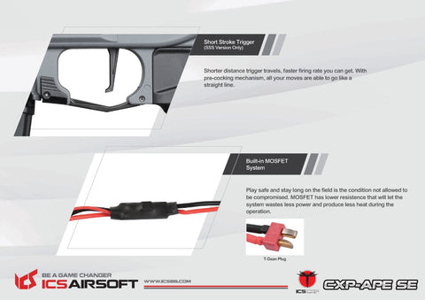 ICS CXP APE Advanced Combat Rifle SE S3 Two Tone