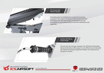 ICS CXP APE Advanced Combat Rifle SE S3 BK