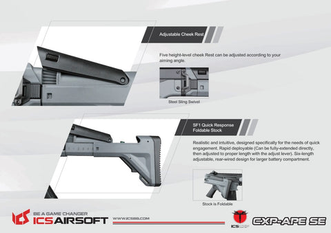 ICS CXP APE Advanced Combat Rifle SE S3 Two Tone