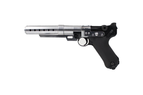 AW Custom Built Luger P08 Star War Style 6 Inch Muzzle Device GBB Airsoft Pistol