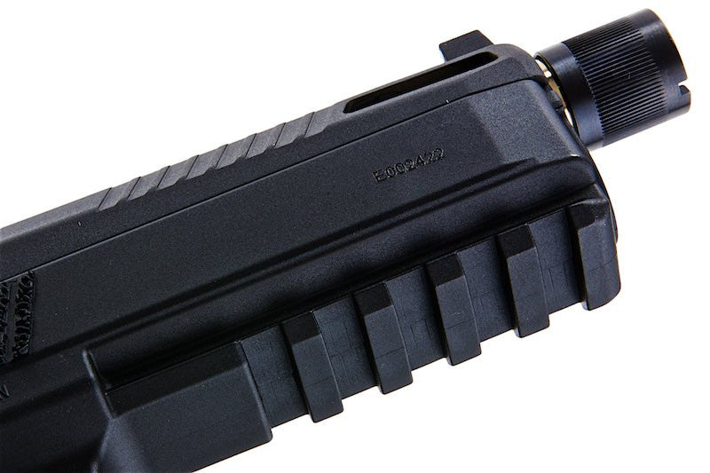KJ Works P-09 Green Gas Airsoft Pistol (Optics Ready) - Black (Threaded Outer Barrel)