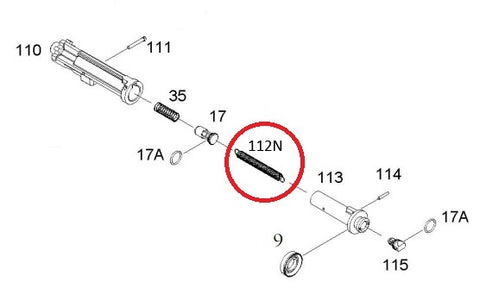 KJ M4 V3 Nozzle Return Spring