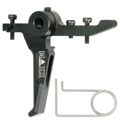MAXX CNC Aluminum Advanced Speed Trigger (Style E) (Black) for MTW