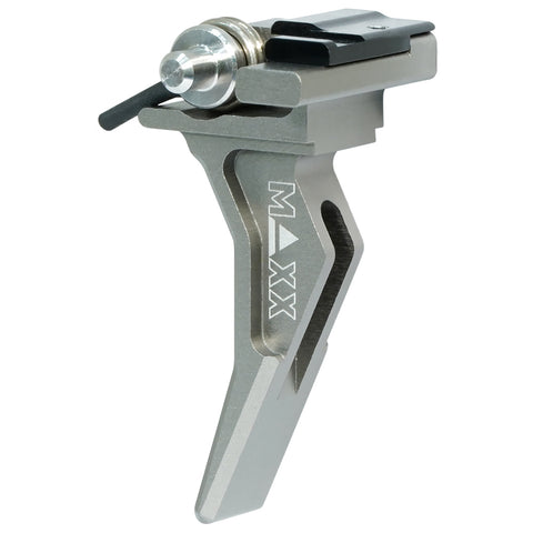 MAXX CNC Aluminum Advanced Speed Trigger (Style E) Titanium for EVO-3