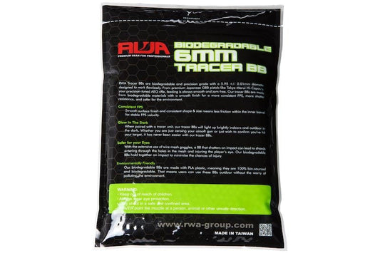 RWA 6mm Airsoft Tracer BIO BBs (0.32g, 3000 rounds)