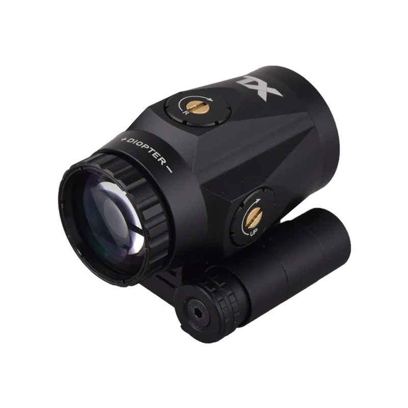 Holy Warrior TX3X Magnifier with flip-to-side mount