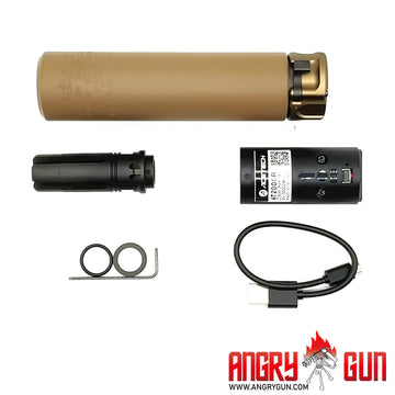 Angry Gun SOCOM556 TRACER with built in Acetech AT2000R Red / Green Tracer - FDE
