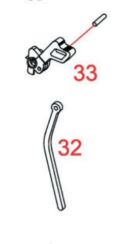 SRC Hi-Capa 5.1 Original Hammer + pin + sping strut