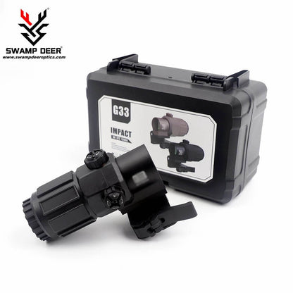 Holy Warrior G33 Style 3x Magnifier with flip-to-side mount