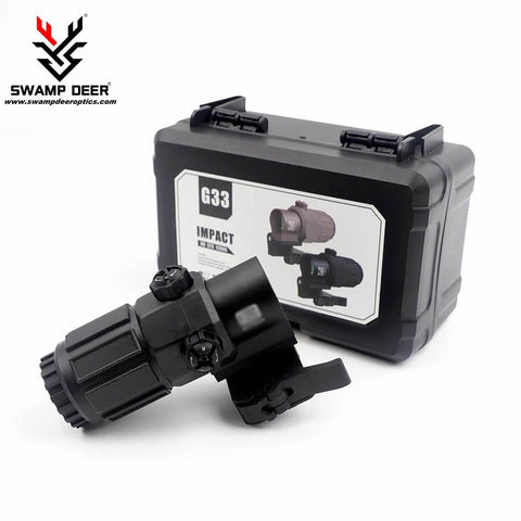 Holy Warrior G33 Style 3x Magnifier with flip-to-side mount