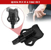 Universal Ambidextrous Light Bearing Holster for Railed Pistols