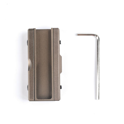 CNC Picatinny Pocket Panel for Flashlight Pressure Pad DE