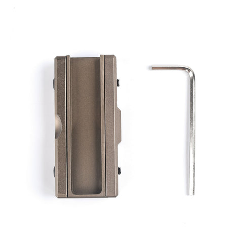 CNC Picatinny Pocket Panel for Flashlight Pressure Pad DE