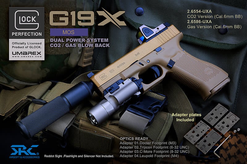 Umarex GLOCK 19x Gen 5 MOS (by SRC)