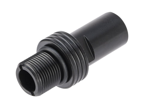 12mm+ to 14mm- CNC Steel thread adaptor for KWA MP7