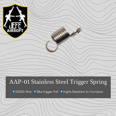 Jefe's Airsoft AAP-01 Stainless Steel Trigger Spring