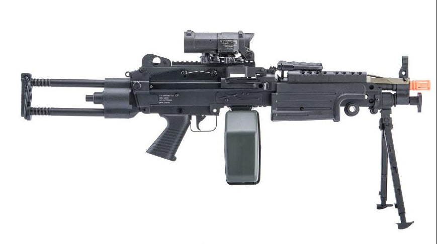 A&K Licensed FN M249 PARA AEG Middle Weight (including box mag)