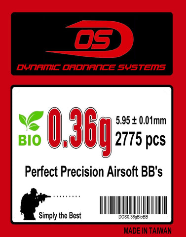 DOS 0.36g Biodegradable Premium BBs (2775rd)