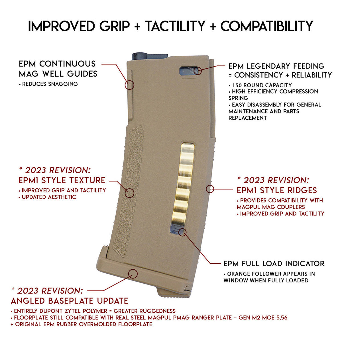 PTS EPM mid-cap Magazine (150rds)