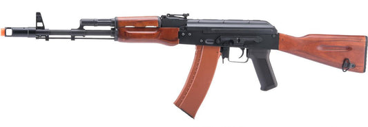 S&T Stamped Steel AK74N (Real Wood) G3 Electronic Trigger QD Spring Gearbox