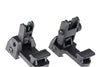 Nylon Flip Up Front and Rear Sights for RIS