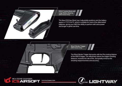 ICS Lightway Dagger S3 BK