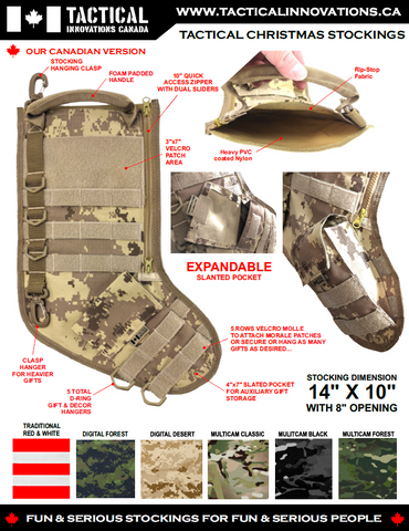 Tactical Christmas Stocking - Muticam Forest (Tropic)