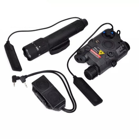 Full Function LA-5 (PEQ-15) with Full Function Flash Light and Dual Device Switch (LED / Laser / IR)