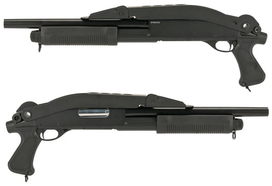 CYMA M870 Folding Stock Tri-Shot Shotgun